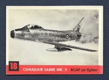 1956 Topps JETS #18 Canadair Sabre MK. 5 EX picture