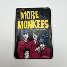 1967 More of The Monkees Bubble Gum Vintage Trading Card Wax Pack Donruss Sealed picture