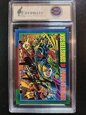 Spider-Man vs. Sinister Six 1993 Marvel Universe Card Signed By Stan Lee picture