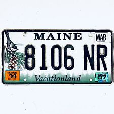 2014 United States Maine Vacationland Passenger License Plate 8106 NR picture
