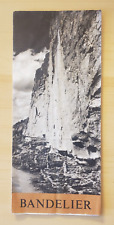 Vintage 1977 Bandelier National Monument map and brochure picture