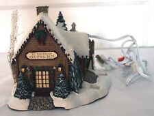Vintage Little Store Christmas Shop Light Up Collectible picture