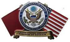 US STATE DEPT US EMBASSY KINGDOM OF BAHRAIN COMMEMORATIVE CHALLENGE COIN 200 picture