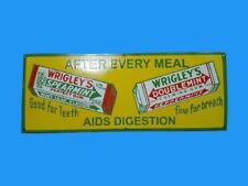 Porcelain Wrigley's Enamel Sign Size 36x14 Inches picture