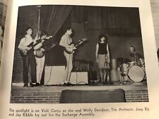 1965 Monterey High School Yearbook annual with 2 pics of Texas singer JOE ELY  picture