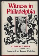 Witness in Philadelphia Signed Florence Mars 1977 First Edition Hardcover picture
