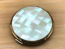Stratton Mother of Pearl-Vintage Ladies Powder Compact -0ye picture