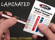 ⭐ LAMINATED⭐ Card Thickness Point Gauge Tool-BCW-Trading Cards-FREE SHIPPING picture