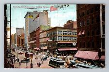 Chicago IL-Illinois, State Street, Advertising, Vintage c1909 Souvenir Postcard picture