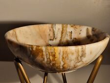 Large Caramel Banded Onyx Bowl 2.86 lbs picture