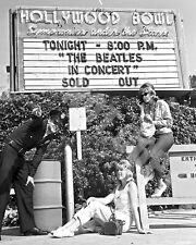 1960s THE BEATLES In Concert Hollywood Bowl Sold Out Sign 8x10 Photo picture