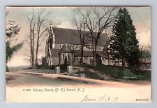 Summit NJ-New Jersey, Calvary Church, Antique, Vintage c1906 Postcard picture