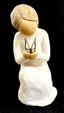 Willow Tree Quiet Wonder Figurine With Butterfly Stock #28025 picture