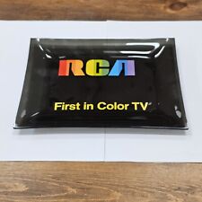 RCA First In Color TV Television Advertsing Plate Vintage Unique And Rare Piece picture