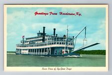 Henderson KY-Kentucky, The Gordon C Greene, Ship, Antique, Vintage Postcard picture