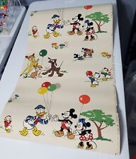 Vintage Walt Disney Productions Complete Roll of Wall Paper 1930 w/ Original Box picture