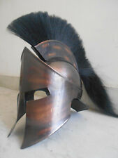 Vintage Knight Antique Finish 300 King Spartan Armor Helmet W/Plume Replica  picture