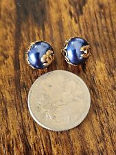 Designer resin tiny cute blue ball buttons SET OF 2 pcs picture