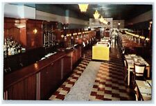 c1960 Community Coffee Shop Main Street Interior Cortland New York NY Postcard picture