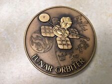 Lunar Orbiter Brass Medallion from a former Boeing Employee picture
