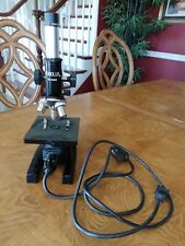 Vintage MONOLUX Microscope 16835 W/ 3 objectives picture