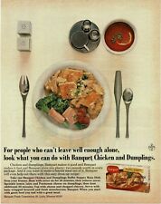 1973 BANQUET Buffet Supper Chicken and Dumplings w/ recipe Vintage Print Ad picture