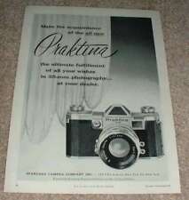 1956 Praktina FX Camera Ad, Make Aquaintance picture