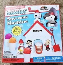 New Cra Z Art Peanuts Original Snoopy Sno Cone Machine In Box picture