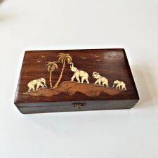 1950s Vintage Rosewood Jewellery Box picture