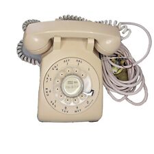 Vintage Western Electric Beige Rotary Dial Desk Top Telephone picture