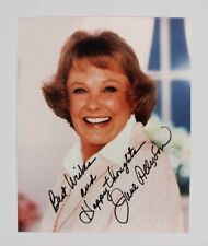 June Allyson signed auto 8x10 color photo inscribed Best Wishes & Happy thoughts picture