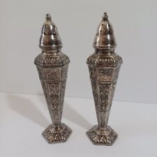 Cleopatra Silverplate Salt And Pepper Shakers picture