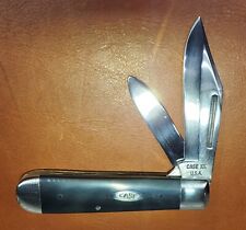 CASE XX KNIFE 31SAB VINTAGE SWELL END JACK TEAR PREOWNED SLICK BLACK YR - 1976 picture