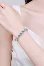 925 Sterling Silver 10.4 Carat Moissanite Bracelet picture