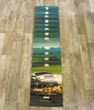 Vintage 2005 Jeep Grand Cherokee Premiere Night Dealership Showroom Banner Sign picture