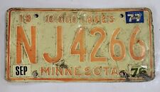 1970's MINNESOTA License Plate ~ NJ426 ~🔥FREE SHIPPING🔥ROUGH VINTAGE picture