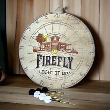 Firefly Moonshine Professional 18'' Dart Board NEW in Box with 6 Steel tip Darts picture