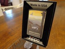 GREAT SMOKY MOUNTAINS ZIPPO CUSTOM JEEP ZIPPO LIGHTER MINT IN BOX picture
