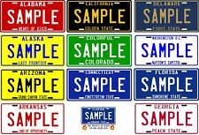Custom Personalized 1960's Vintage Style License Plate - Your Name, Your State picture