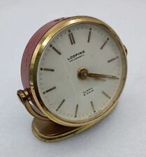 RARE Vintage Switzerland Looping Antimagnetic Travel Alarm Clock  #79416 WORKS picture