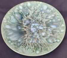 Beautiful Vintage Monterey Jade Decorative Pottery Plate – VGC – GORGEOUS picture
