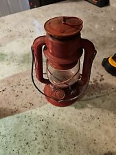 Dietz H-2 Vintage Red Lantern Hurricane Lamp Light old reliable model picture