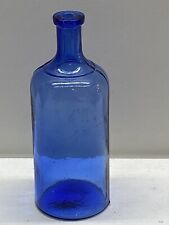 Antique Cobalt Swirled TILDEN & CO. Tonic Quack Medicine Bottle Whittled RARE picture
