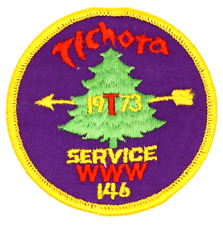 1973 Service Tichora Lodge 146 Four Lakes Council Patch Wisconsin WI OA BSA picture