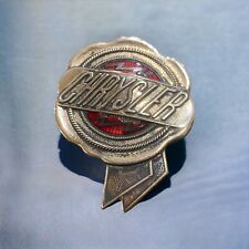 1924 Chrysler Radiator Grille Badge Emblem Ribbon Seal 1925 1926 Cloisonne Wear picture