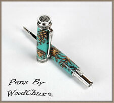 HandMade Writing Pen Ball Point Fountain Mini Pine Cone SEE VIDEO 1155 picture