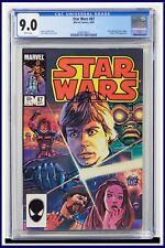 Star Wars #87 CGC Graded 9.0 Marvel September 1984 White Pages Comic Book. picture