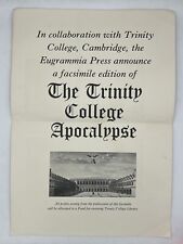 The Trinity College Apocalypse Cambridge Facsimile 1964 Advertisement Ad Vintage picture