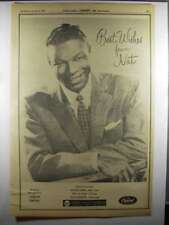 1956 Nat King Cole Ad - Variety 50th Anniversary picture