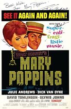Walt DIsney's Mary Poppins Movie Poster Julie Andrews Dick Van Dyke Print picture